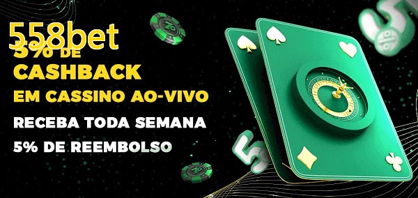 Promoções do cassino ao Vivo 558bet